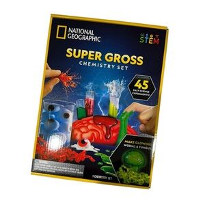 New National Geographic Super Gross Chemistry Set, STEM